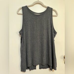 Halogen Charcoal Grey Tank Top Size L